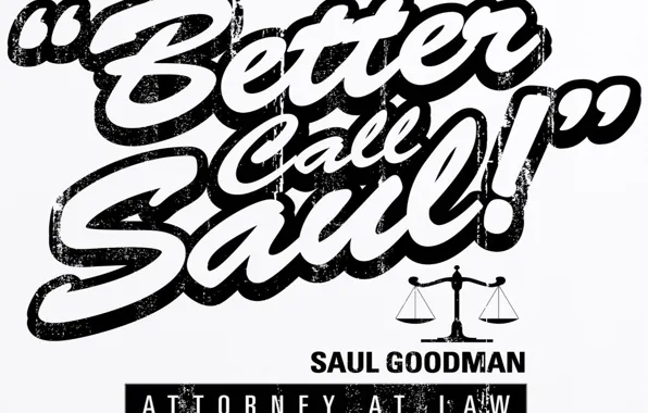 The inscription, font, the series, fading, better call saul, better call Saul!