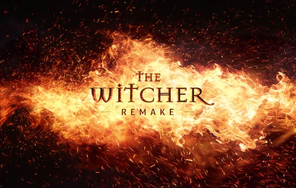 Fire, The game, art, The Witcher Remake