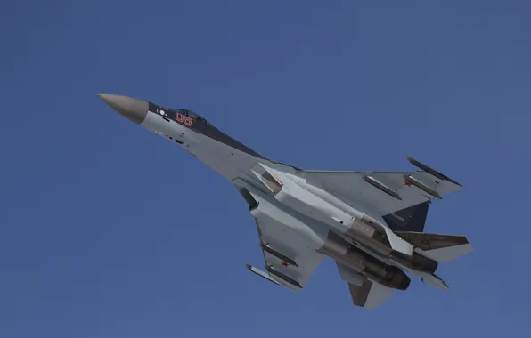 The sky, flight, BBC, Su-35S, Rossi