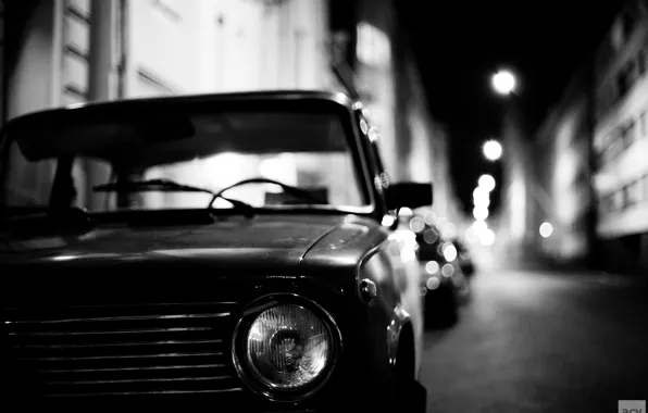 Machine, the evening, penny, car, classic, Lada, Lada, 2101