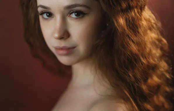 Look, red, curly, Tatiana, Oksana Vedmedenko