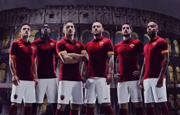 Picture Colosseo gladiators, Footall, A.S. Roma