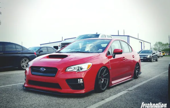 Turbo, red, subaru, japan, wrx, impreza, jdm, tuning