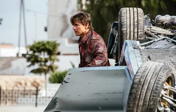 Crash, frame, car, Tom Cruise, Tom Cruise, Ethan Hunt, Mission: Impossible - Rogue Nation, Mission …