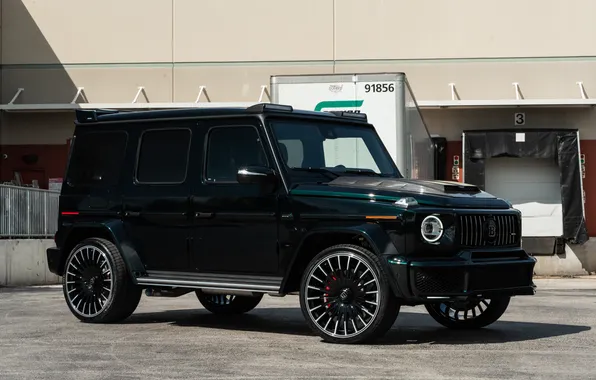 Wallpaper Green Mercedes Brabus AMG Mercedes Benz G63 G63 AMG 