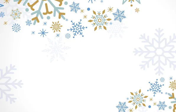 Picture white, snowflakes, background, design, background