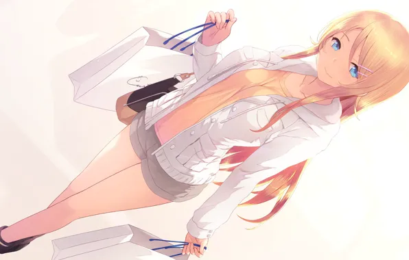 Girl, packages, Oreimo, Blondinka