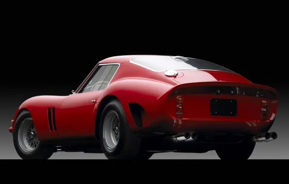 Picture red, Ferrari, Ferrari, supercar, twilight, classic, rear view, GTO