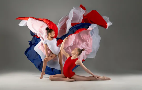 Exercise, gymnasts, Irina Vlasova, sisters