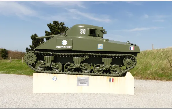 Normandy, sherman tank, ww2 tank, utha beach