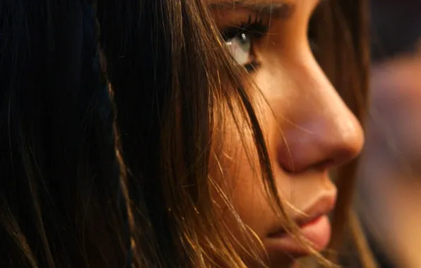 Girl, Model, Face, Adriana Lima, Adriana Lima, Close-up