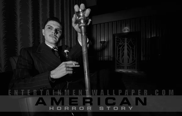 Mustache, retro, costume, male, maniac, killer, horror, mafia