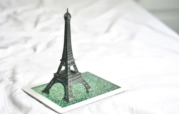 Figurine, Eiffel tower, stand, La tour Eiffel