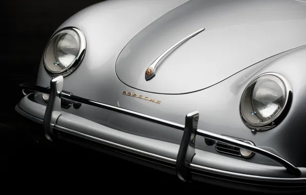 Picture Porsche, close-up, front, 1957, 356, Porsche 356A 1600 Super Coupe