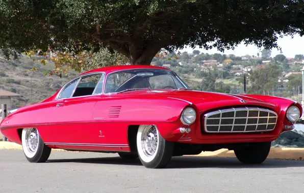 View, front, Adventurer, Ghia, Desoto