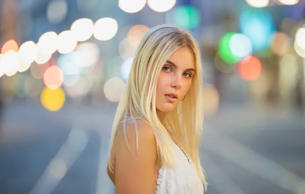 Look, girl, face, sweetheart, blonde