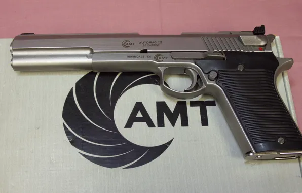 Gun, box, semi-automatic, OFFICE, Automag III