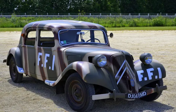 Citroën, car, the front, Traction FFI