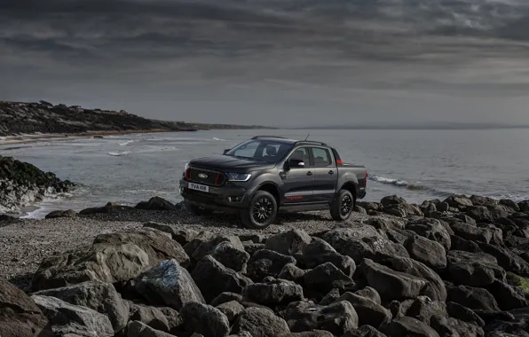 Picture stones, shore, Ford, pickup, Ranger, Thunder, 2020