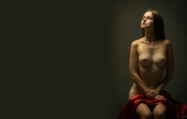 Chest, sexy, pose, background, model, naked, body, hands