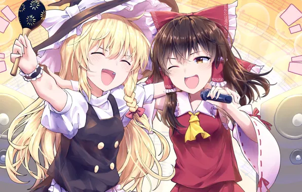 Girls, Touhou, Touhou, Touhou