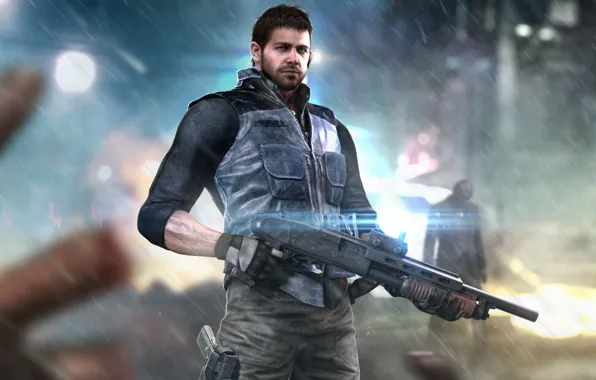 Picture resident evil, fan art, capcom, chris redfield, bsaa