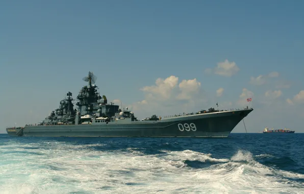 Cruiser, heavy, atomic, rocket, Peter The Great