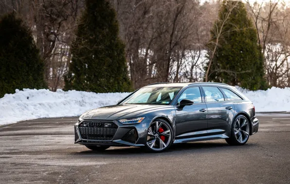 Picture Audi, Winter, Snow, Before, RS6, VAG