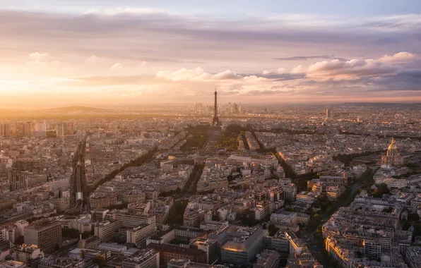 Picture clouds, Paris, view