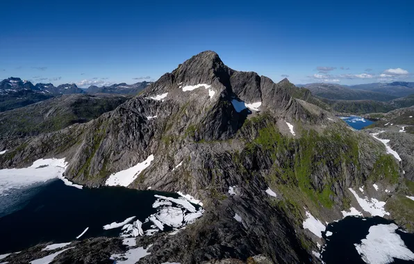 Picture landscape, mountains, nature, lake, Norway, The Lofoten Islands