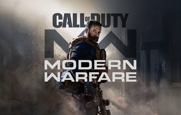 Picture hat, shooter, Call of Duty: Modern Warfare, Title art, reboot, restart