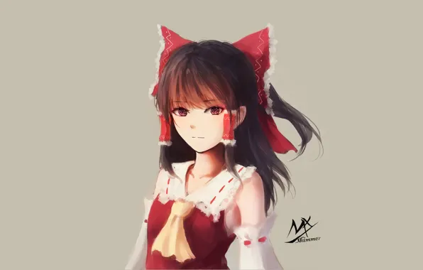 Girl, background, touhou, Touhou
