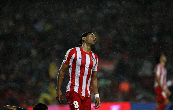 Picture Rain, Football, Spain, Club, Player, Atletico Madrid, The shower, Atletico Madrid