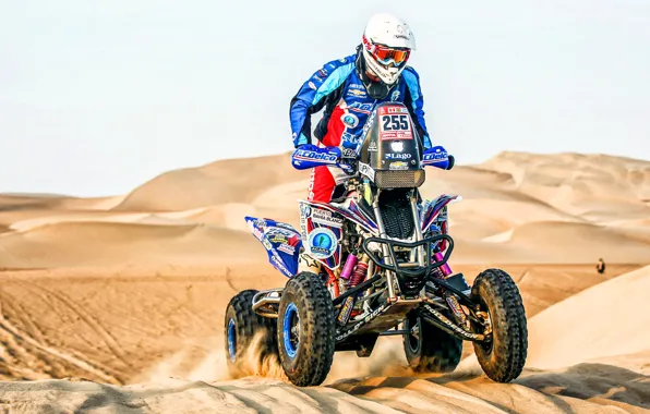 Sand, Speed, Race, ATV, Racer, Rally, Dakar, Dakar