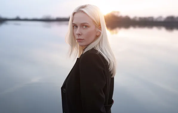 Portrait, blonde, Svetlana, Ilya Shatokhin
