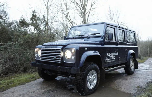 SUV, prototype, Land Rover, Defender, 2013, All-terrain Electric Research Vehicle