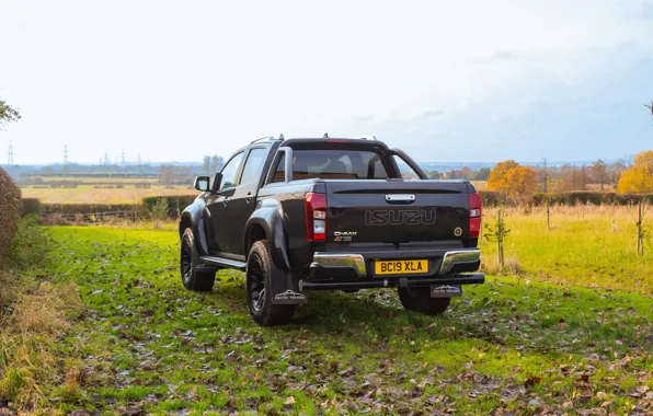 Picture black, back, pickup, Isuzu, 2020, Arctic Trucks, D-Max, UK version