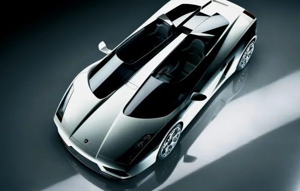 Silver, Lamborghini, Concept S, metallic