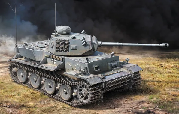 Germany, the Wehrmacht, panzerwaffe, Heavy, an experienced tank, Pz.Kpfw.VI Ausf.C (VK36.01)