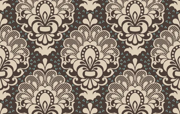 Background, brown, ornament, style, vintage, ornament, seamless, victorian