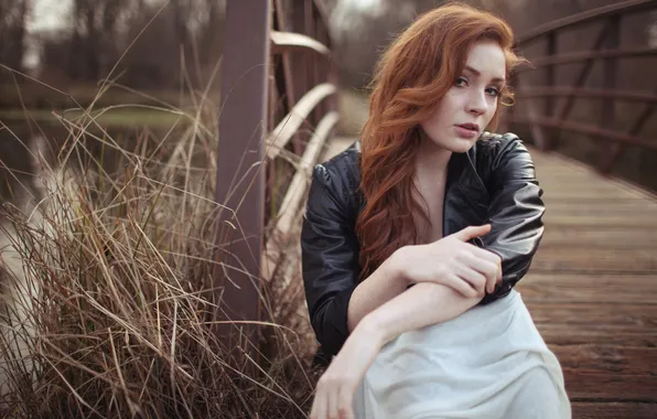 Look, girl, redhead, Danielle Perry