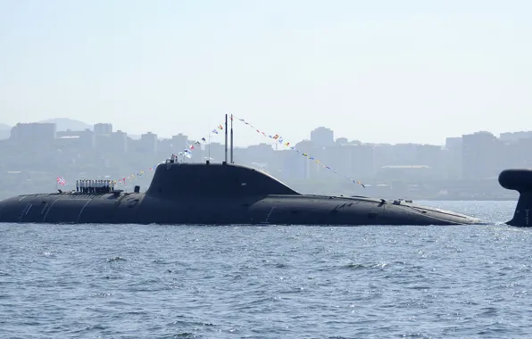 Picture sea, submarine, Russia, submarine