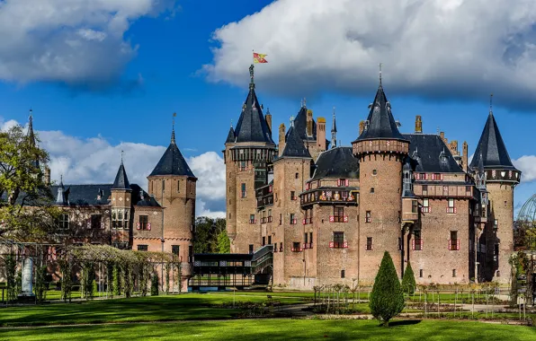 Picture castle, Netherlands, Holland
