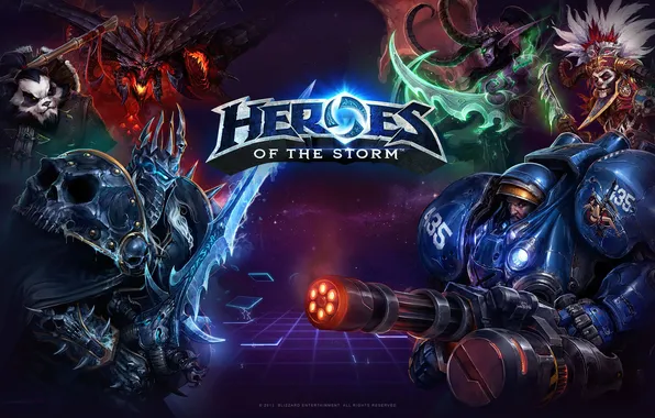 Picture World of Warcraft, Blizzard, Diablo, StarCraft, Heroes of the Storm