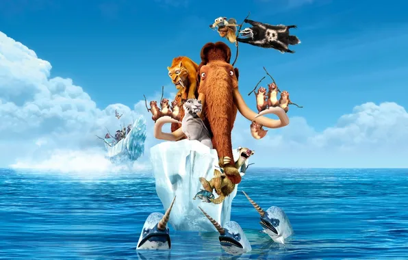 Picture Diego, Led, Ice age 4 continental drift, Meni, Ice age 4 Continental drift