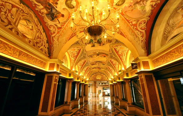 Las Vegas, chandelier, USA, casino