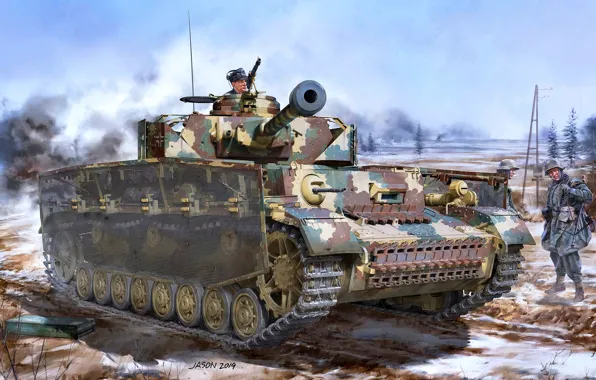 Soldiers, Tank, The Wehrmacht, Pz. IV, Tanker, Pz.Kpfw.IV Ausf.J