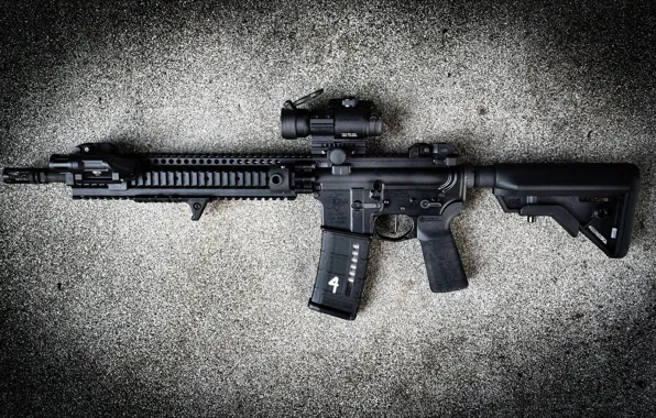 Picture weapons, background, assault rifle, AR-15, assault rifle