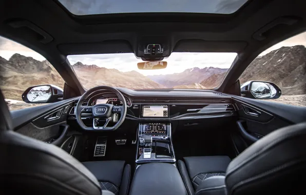 Mountains, Audi, TDI, salon, crossover, ABBOT, 2019, SQ8