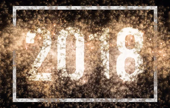 Picture lights, salute, New Year, fireworks, new year, happy, Happy New Year, 2018
